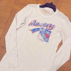 Rangers thermal long sleeve graphic shirt
